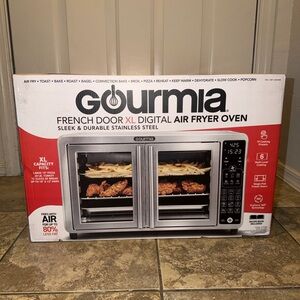 Gourmia French Door XL Digital Air Fryer Oven - Stainless Steel